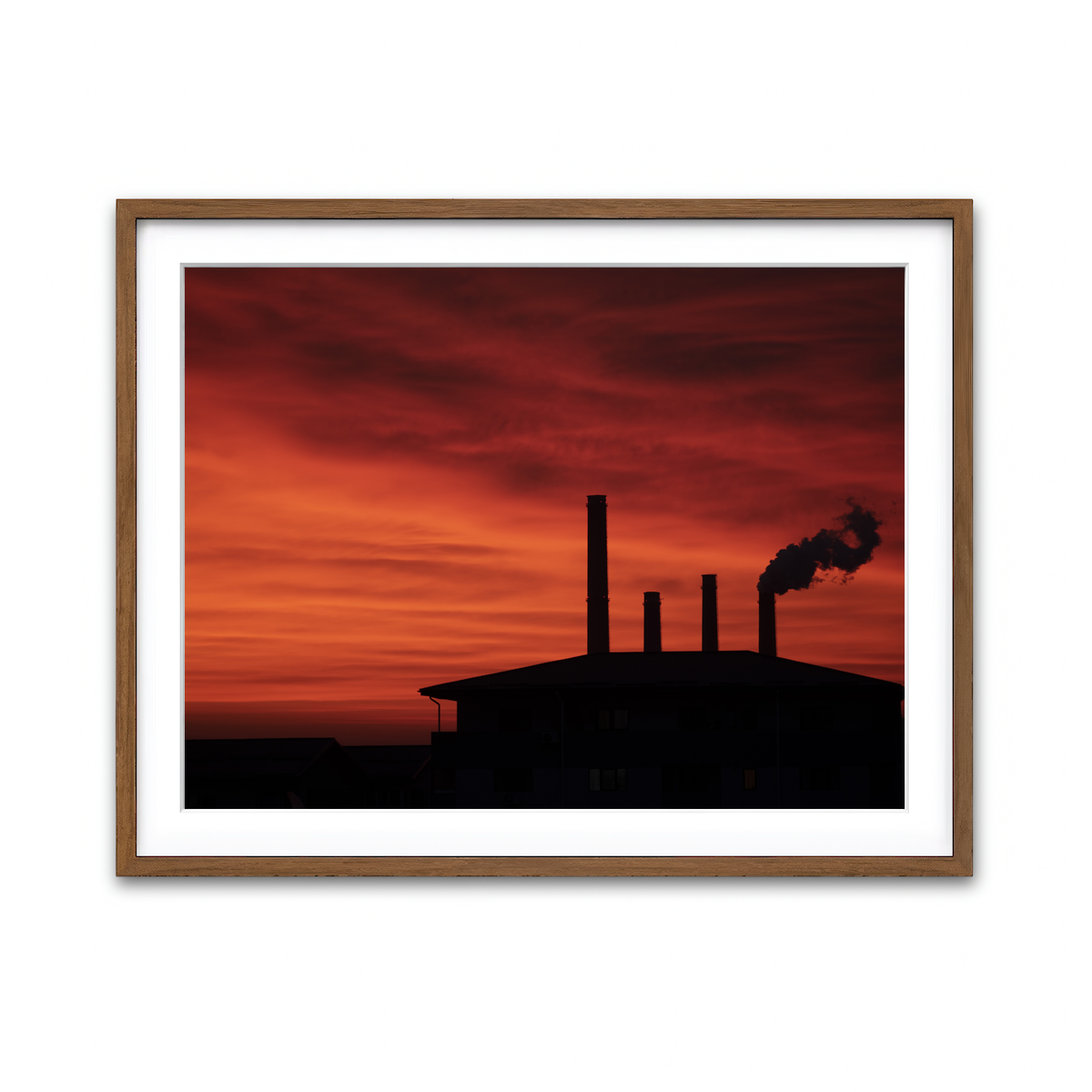 Framed Print 4x3 Walnut
