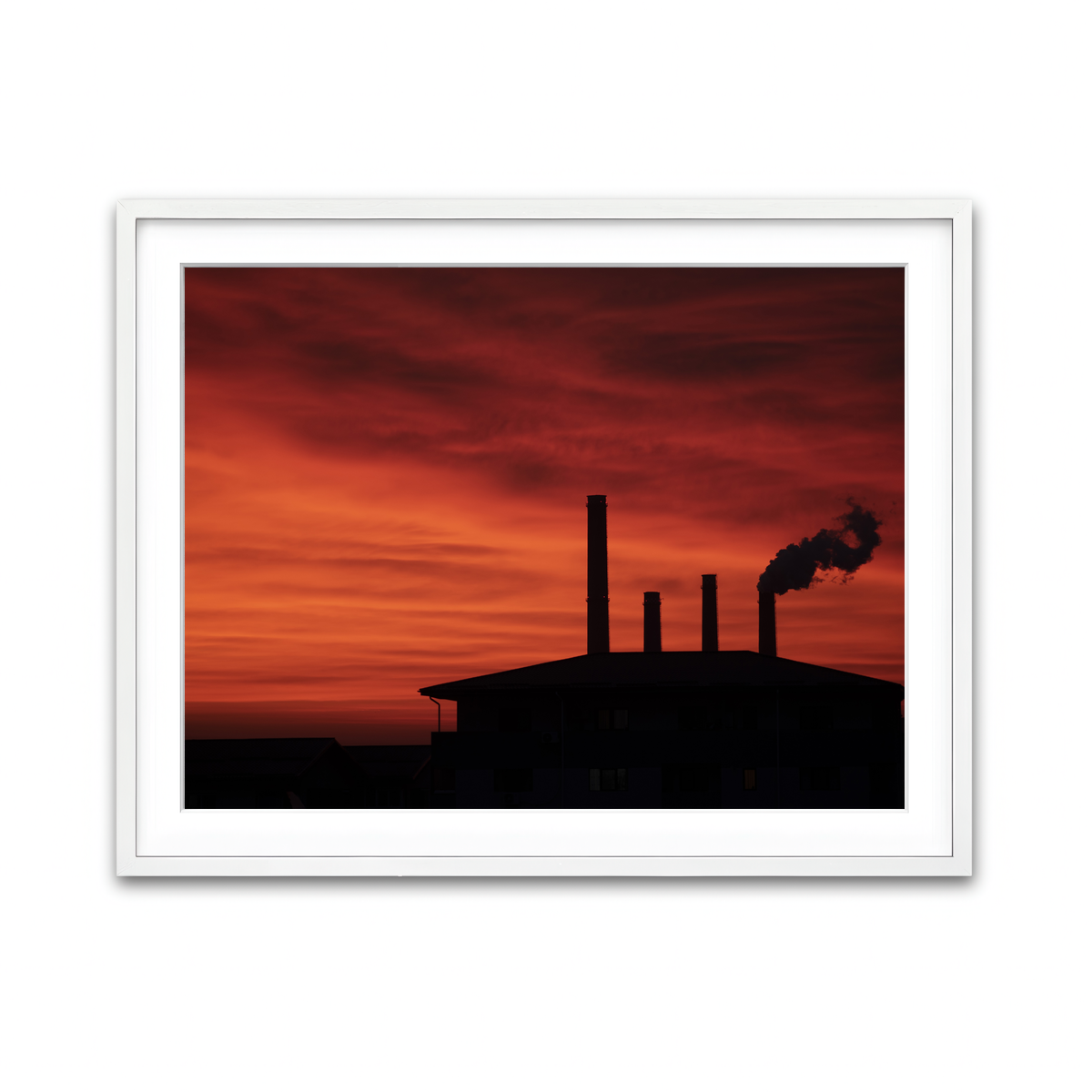 Framed Print 4x3 White