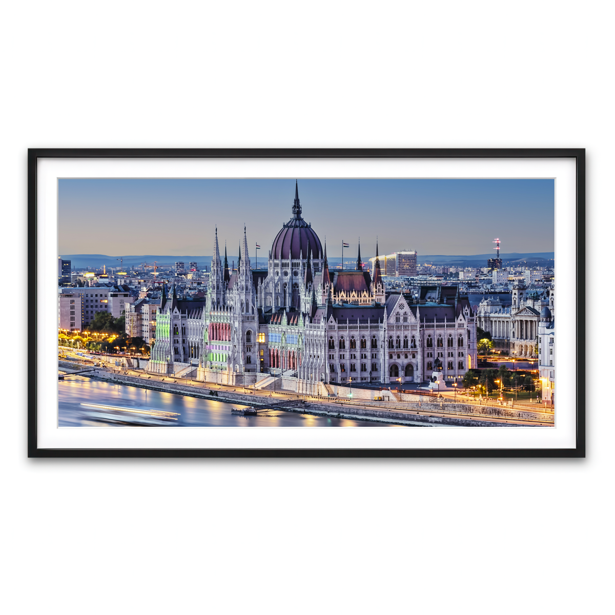 Framed Print 2x1 Black