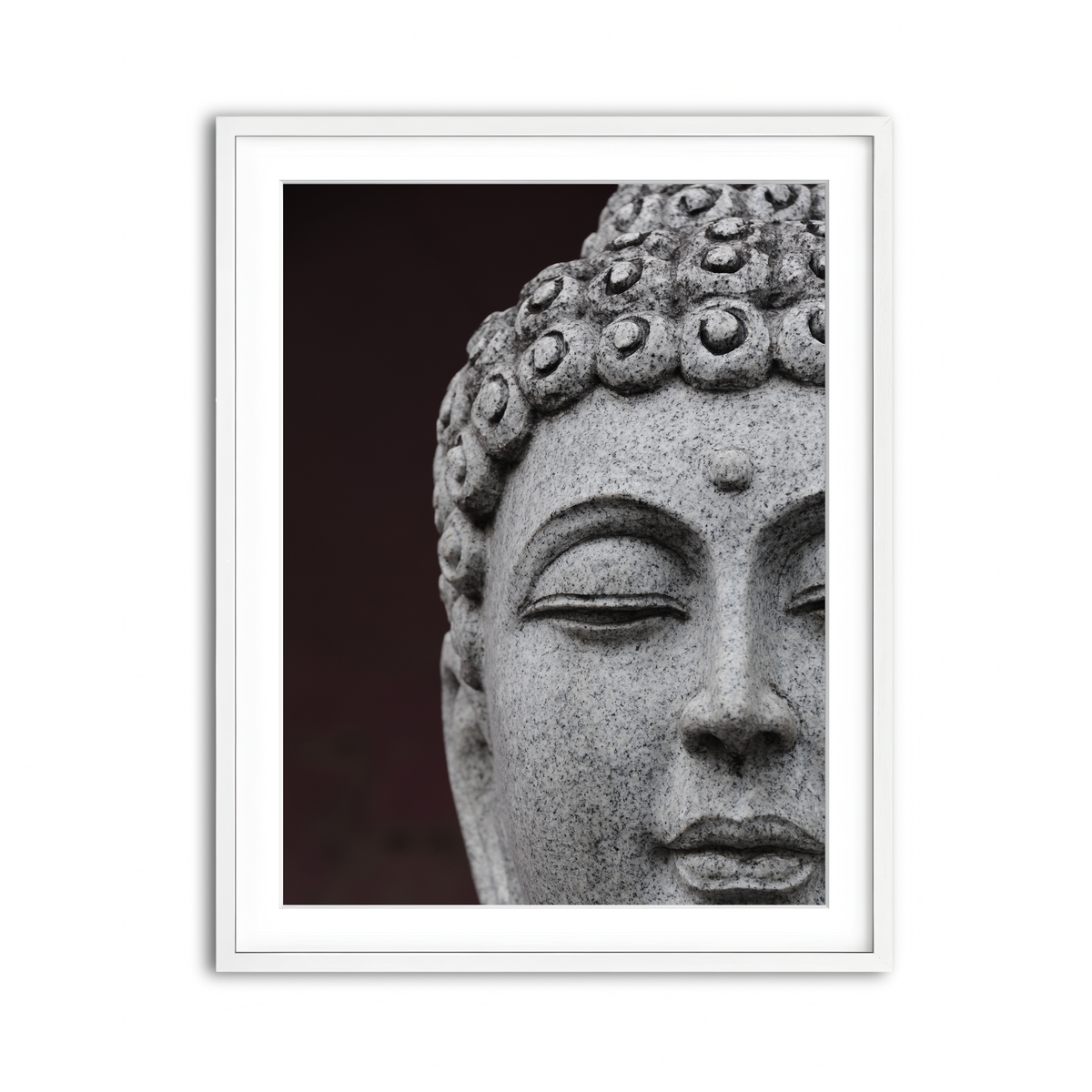 Framed Print 3x4 White