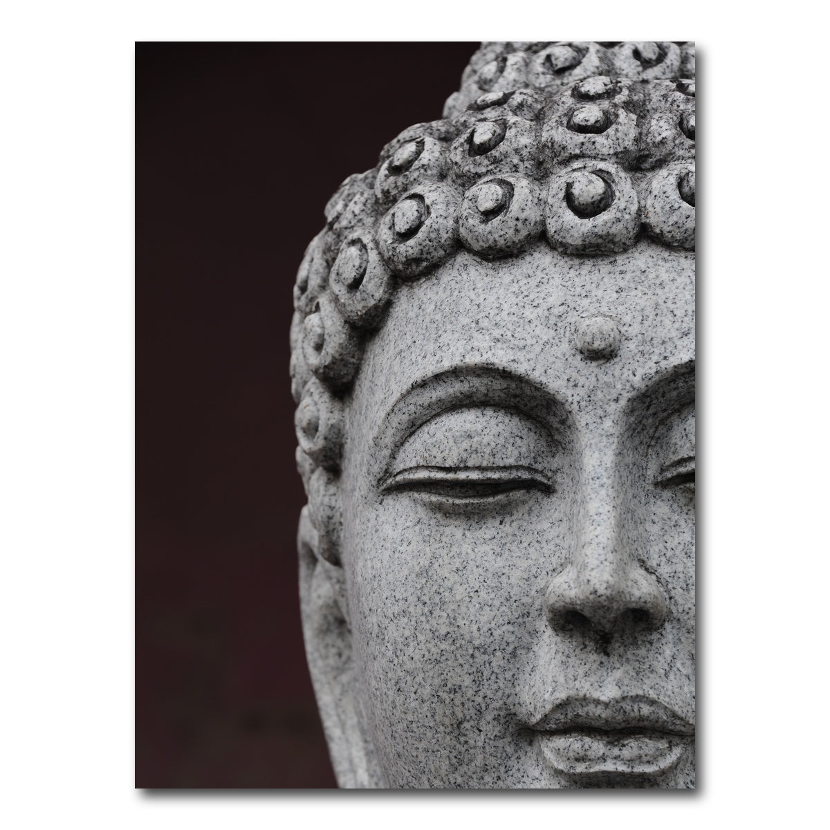 AUTO-MOCKUP WHITE | Buddha Close-Up | 1 Piece | Gallery Wrap Canvas | group=3x4
