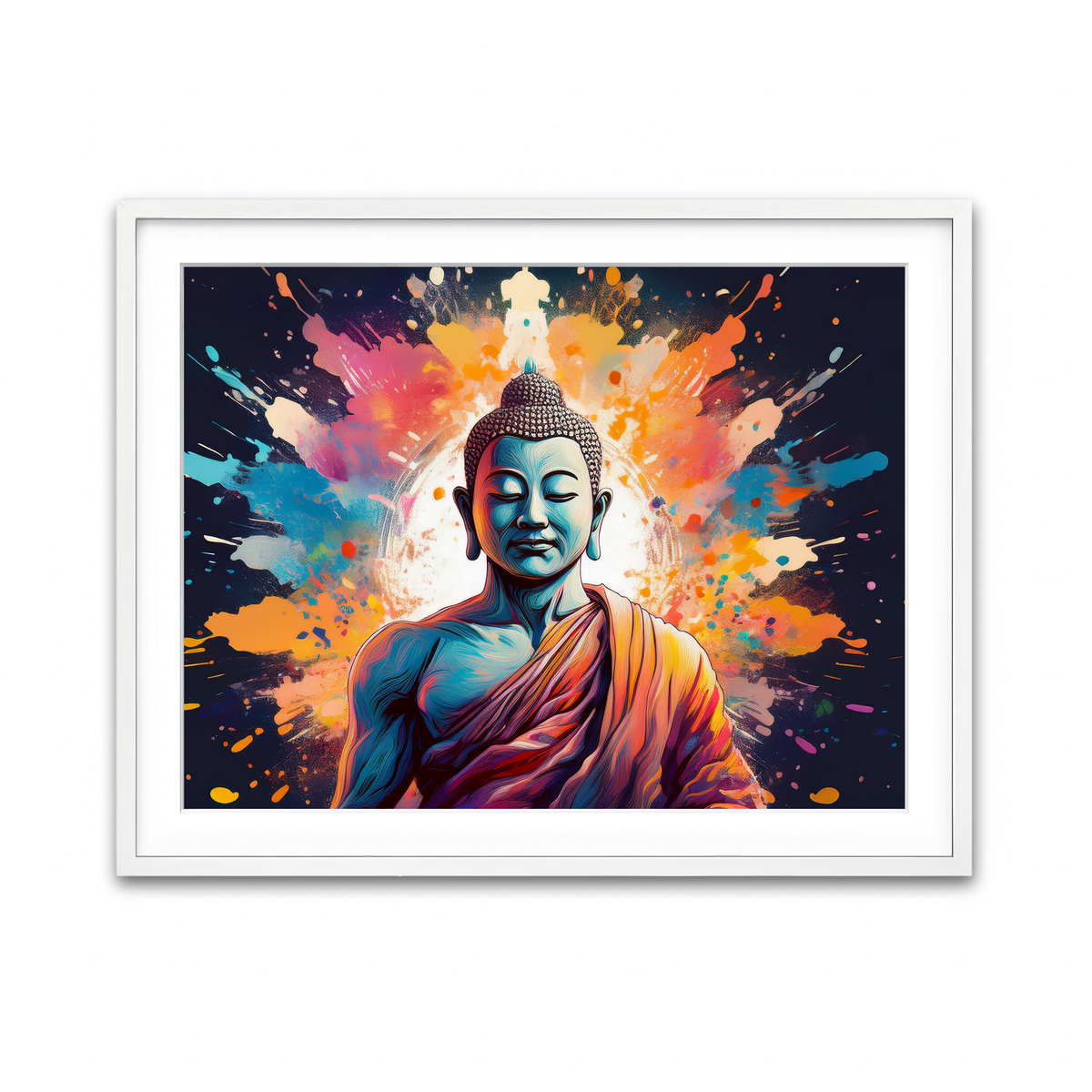 Framed Print 4x3 White