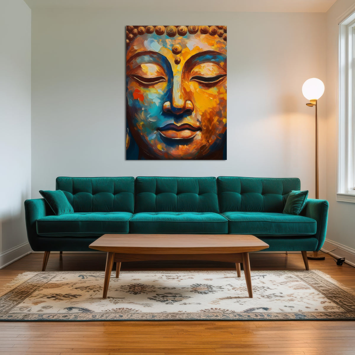 AUTO-MOCKUP ROOM | Buddha Face Painting