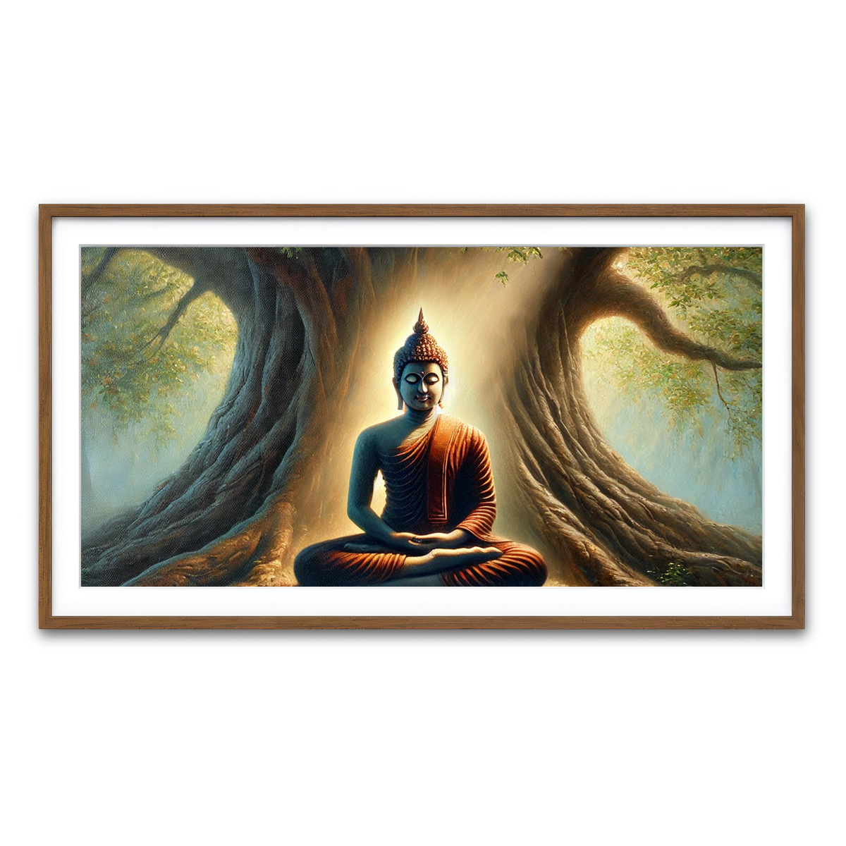 Framed Print 2x1 Walnut