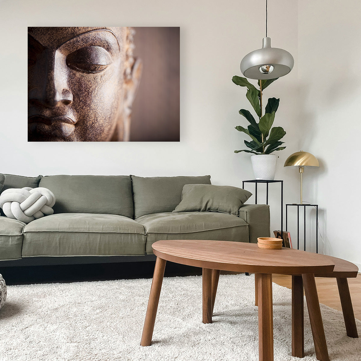 Buddha's Head Wall Art