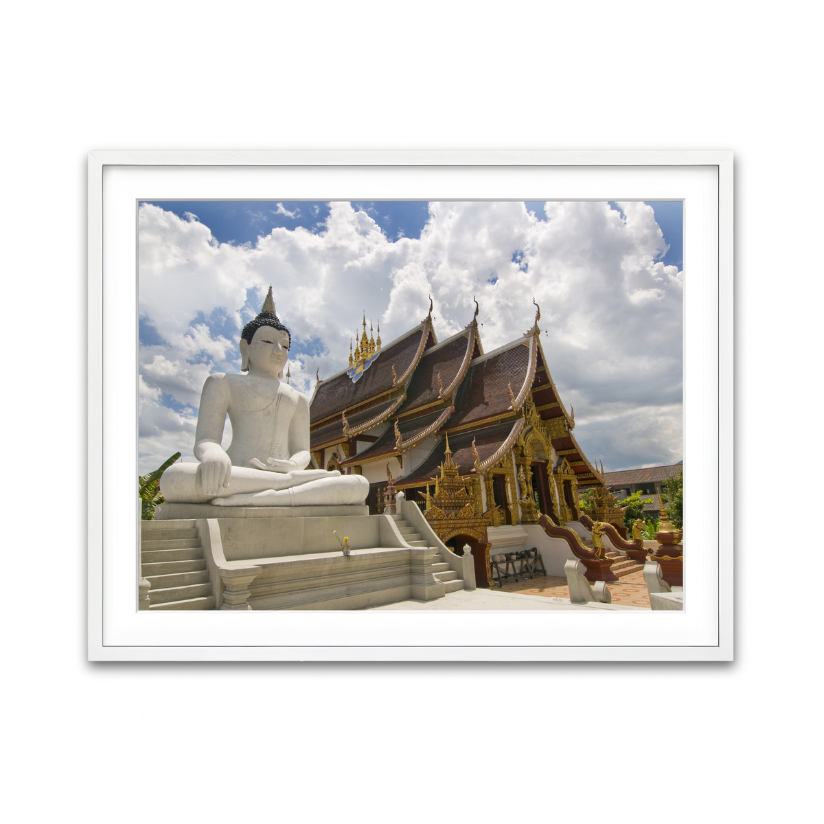 Framed Print 4x3 White