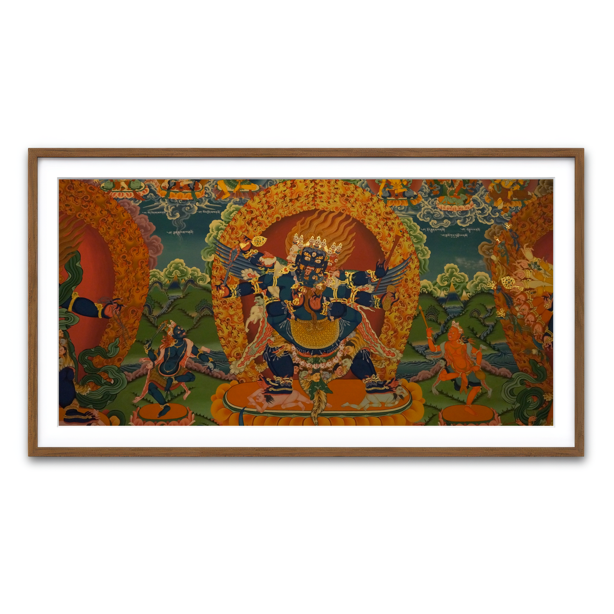 Framed Print 2x1 Walnut