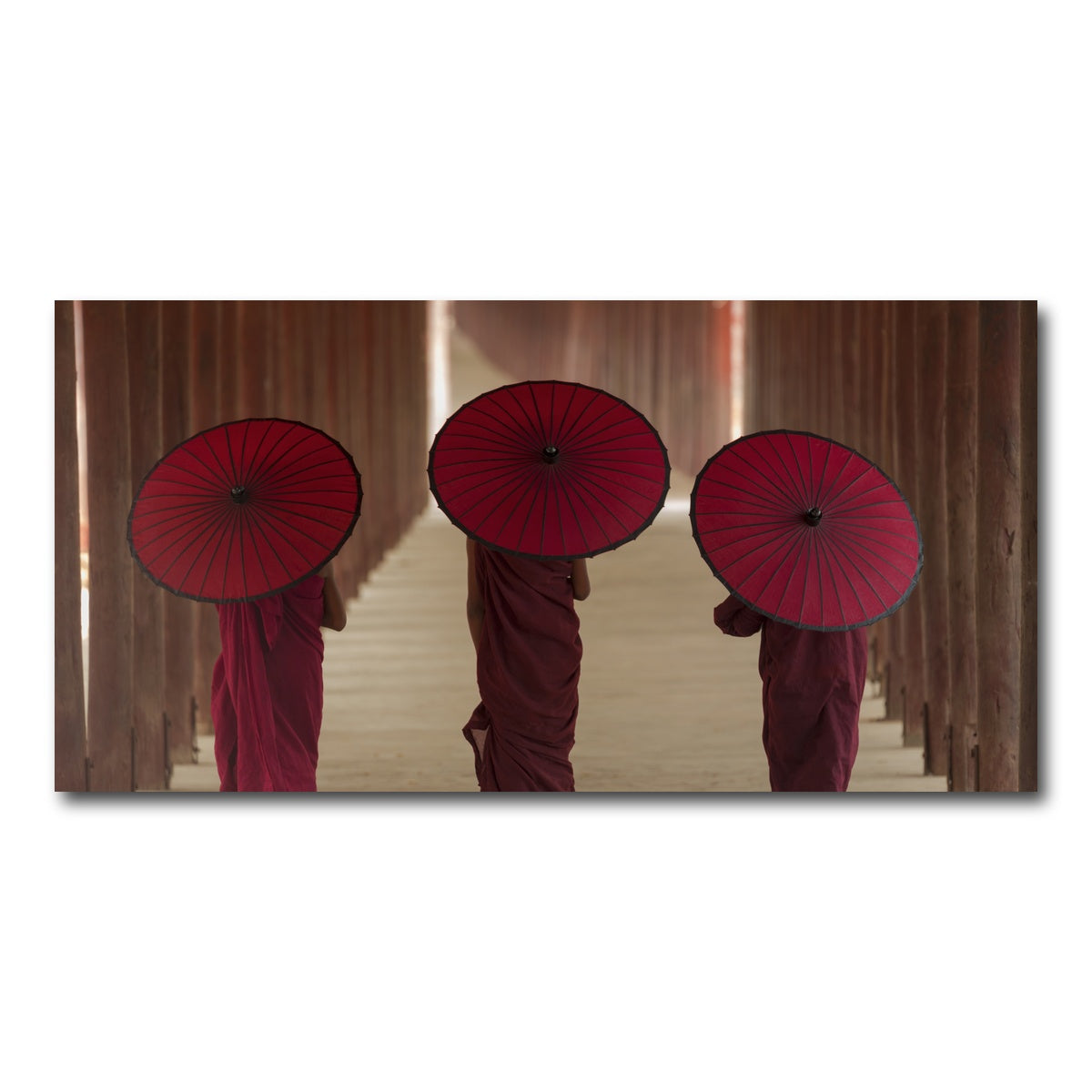 AUTO-MOCKUP WHITE | Buddhist monks in Burma | 1 Piece | Gallery Wrap Canvas | group=2x1