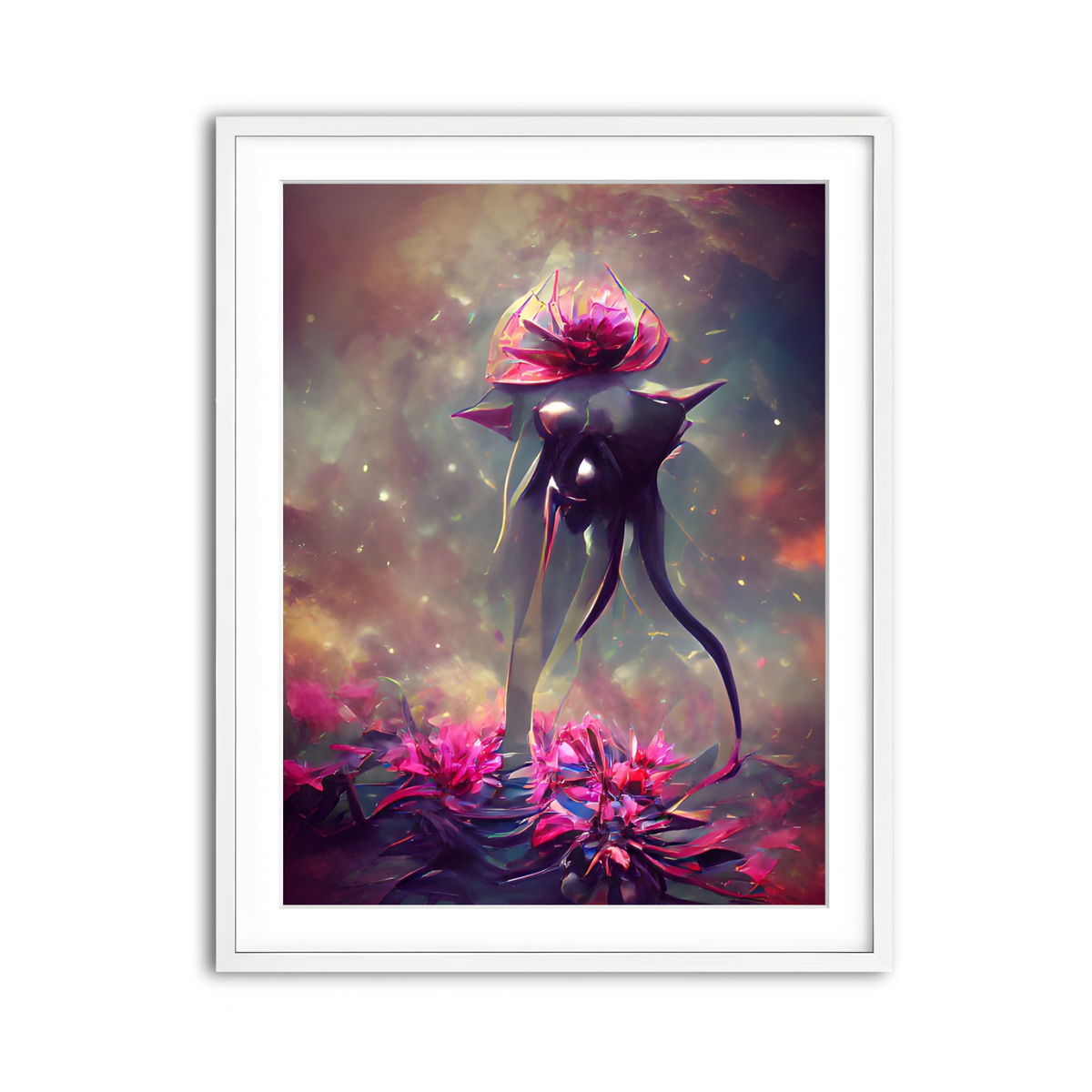 Framed Print 3x4 White