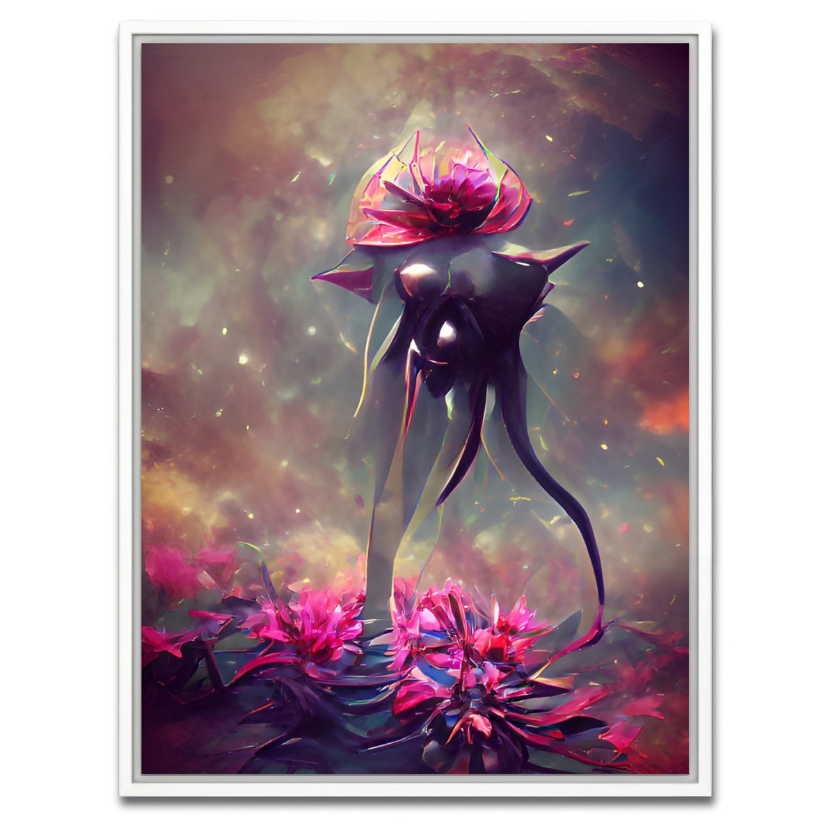 AUTO-MOCKUP WHITE | Budding with Glory | 1 Piece | White Framed Canvas | group=3x4