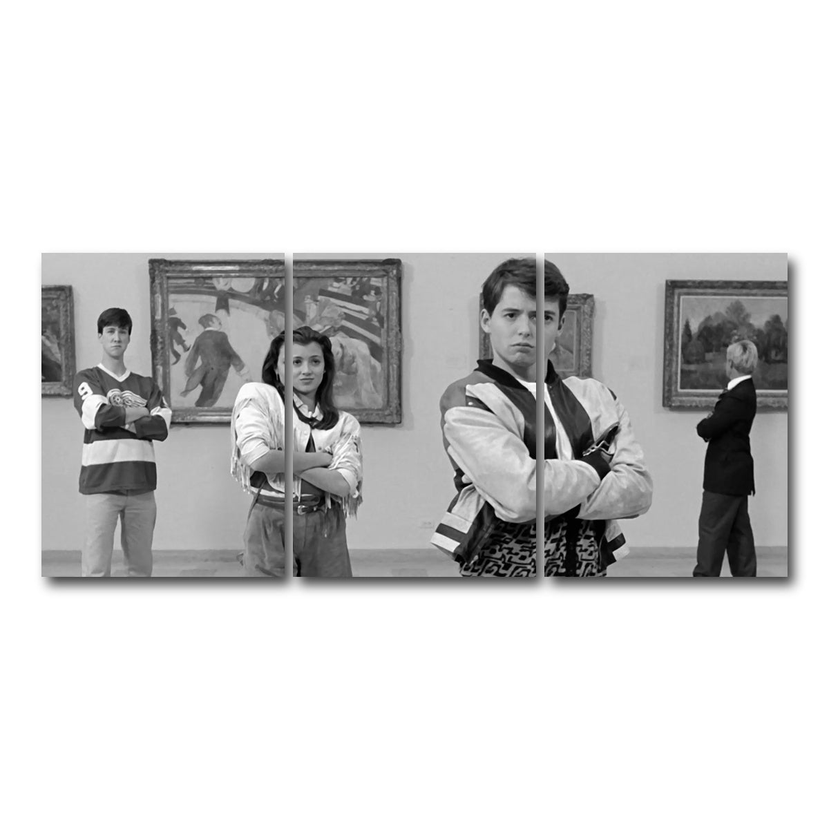 AUTO-MOCKUP WHITE | Bueller Grayscale | 3 Piece | Gallery Wrap Canvas | group=18x24