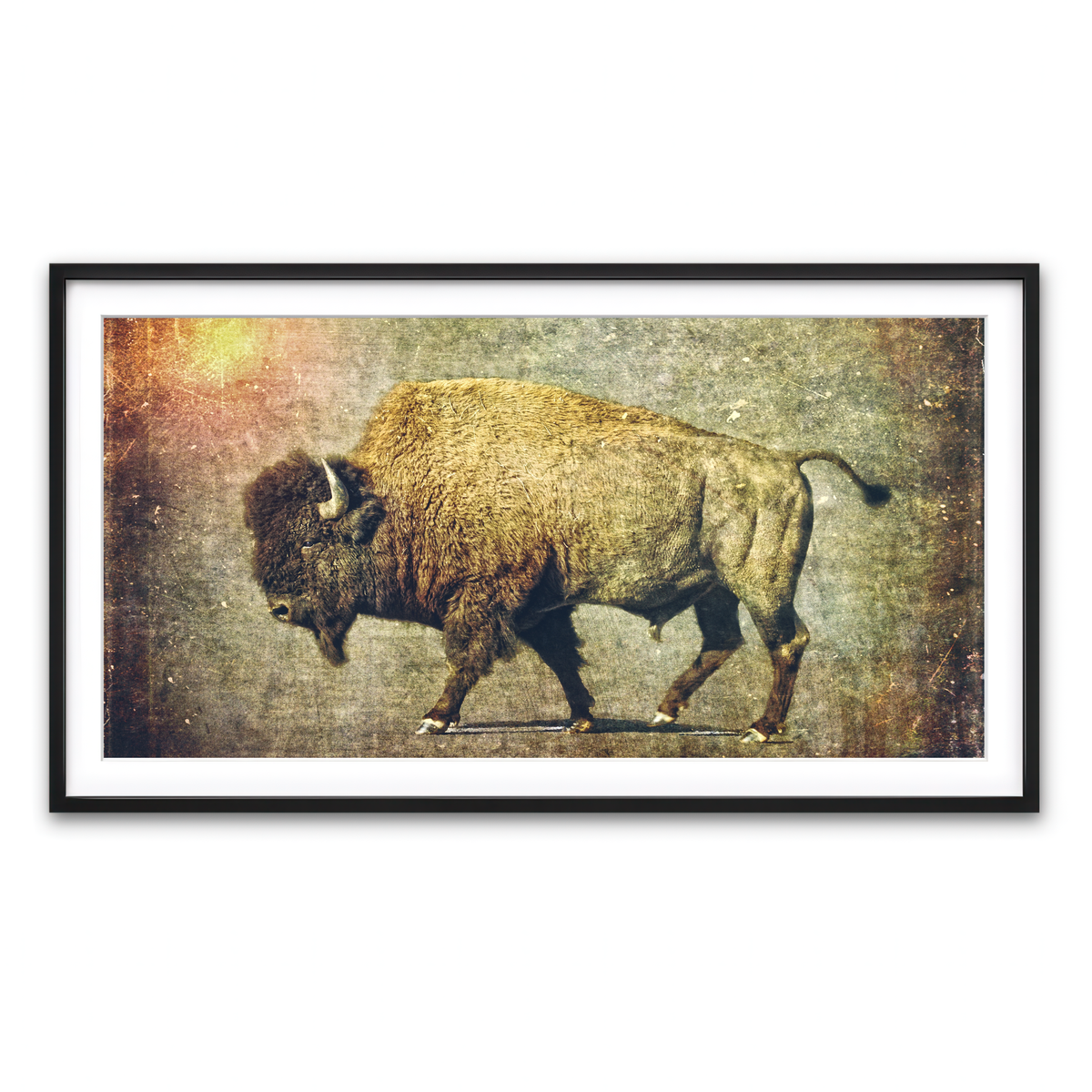 Framed Print 2x1 Black