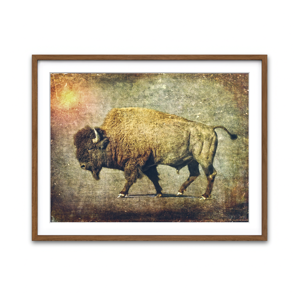 Framed Print 4x3 Walnut