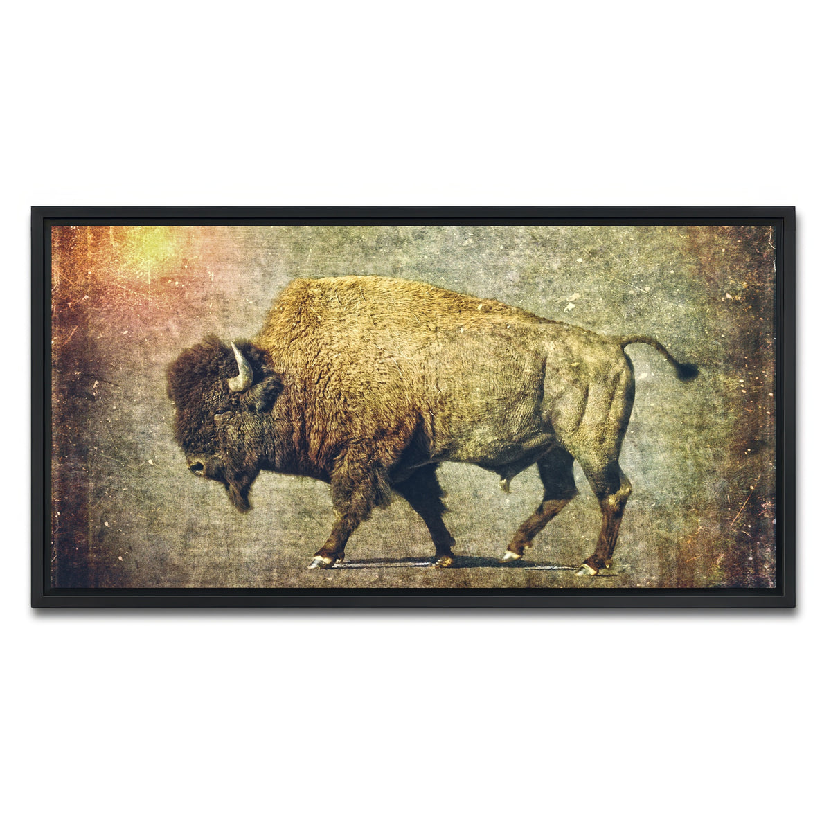 AUTO-MOCKUP WHITE | Buffalo Art | 1 Piece | Black Framed Canvas | group=2x1