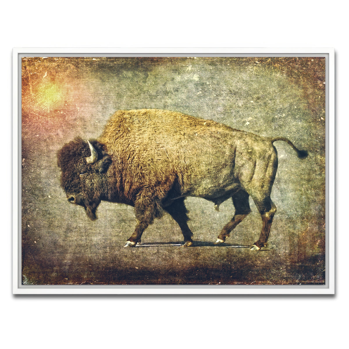 AUTO-MOCKUP WHITE | Buffalo Art | 1 Piece | White Framed Canvas | group=4x3