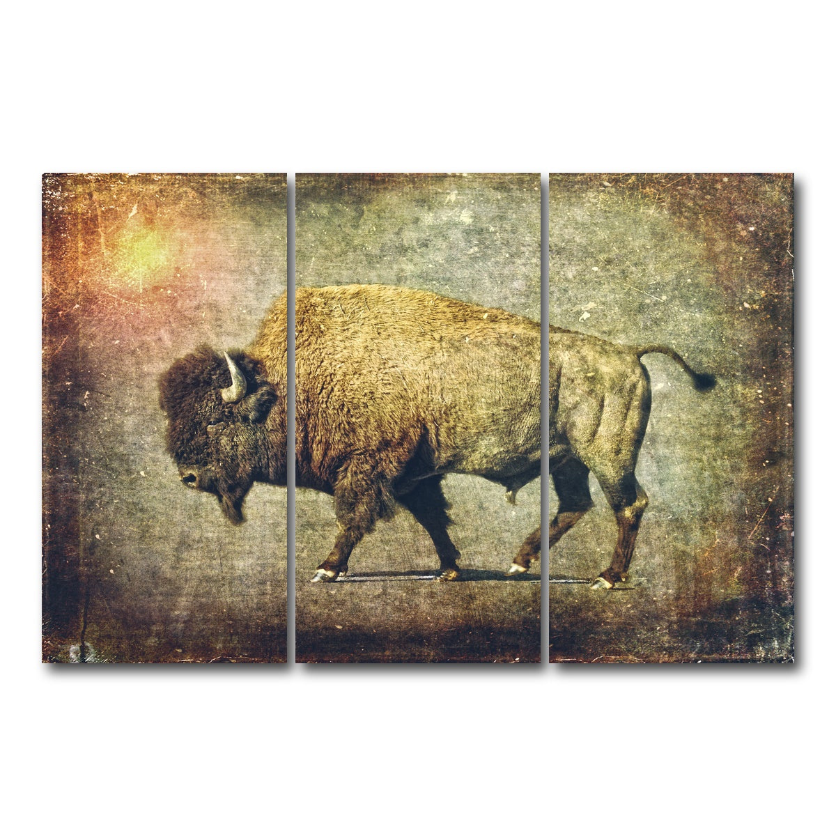 AUTO-MOCKUP WHITE | Buffalo Art | 3 Piece | Gallery Wrap Canvas | group=12x24
