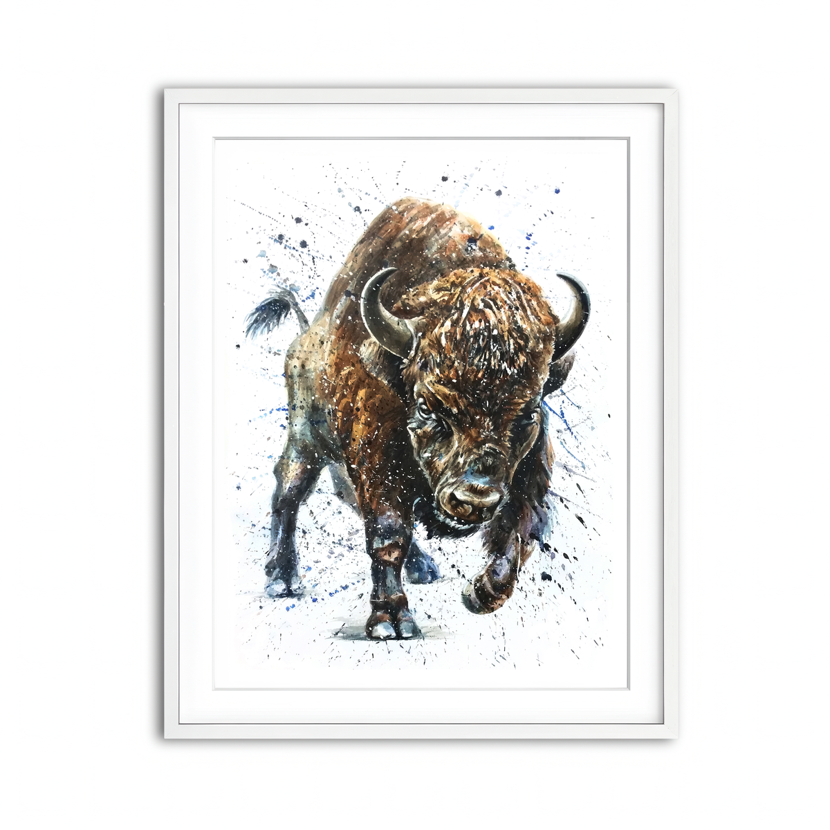 Framed Print 3x4 White