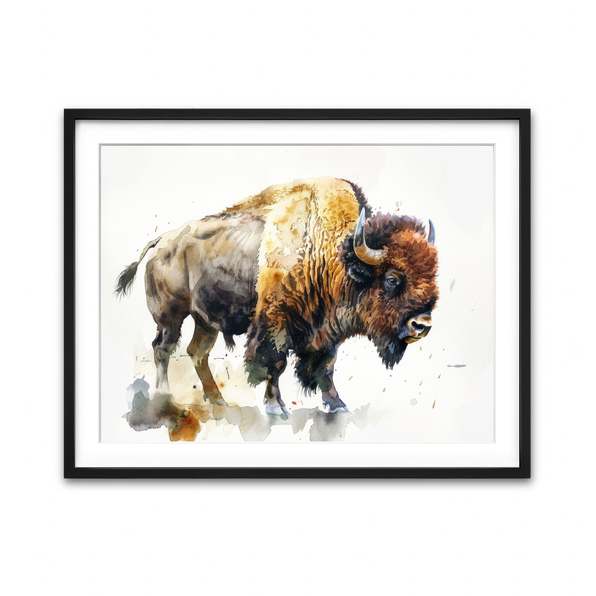 Framed Print 4x3 Black