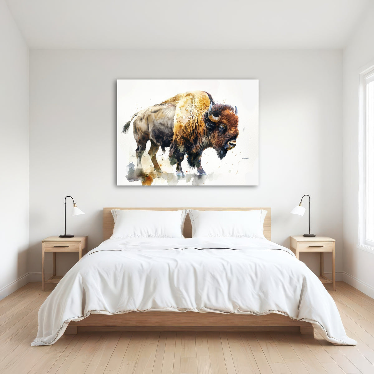 AUTO-MOCKUP ROOM | Buffalo on White