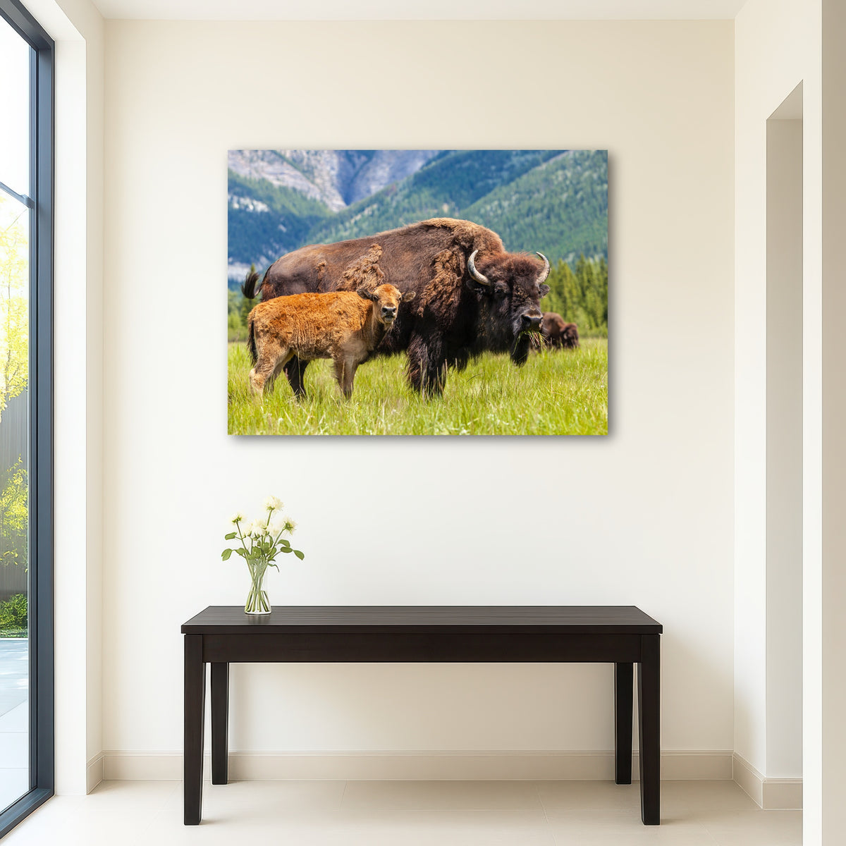 AUTO-MOCKUP ROOM | Buffalo with calf