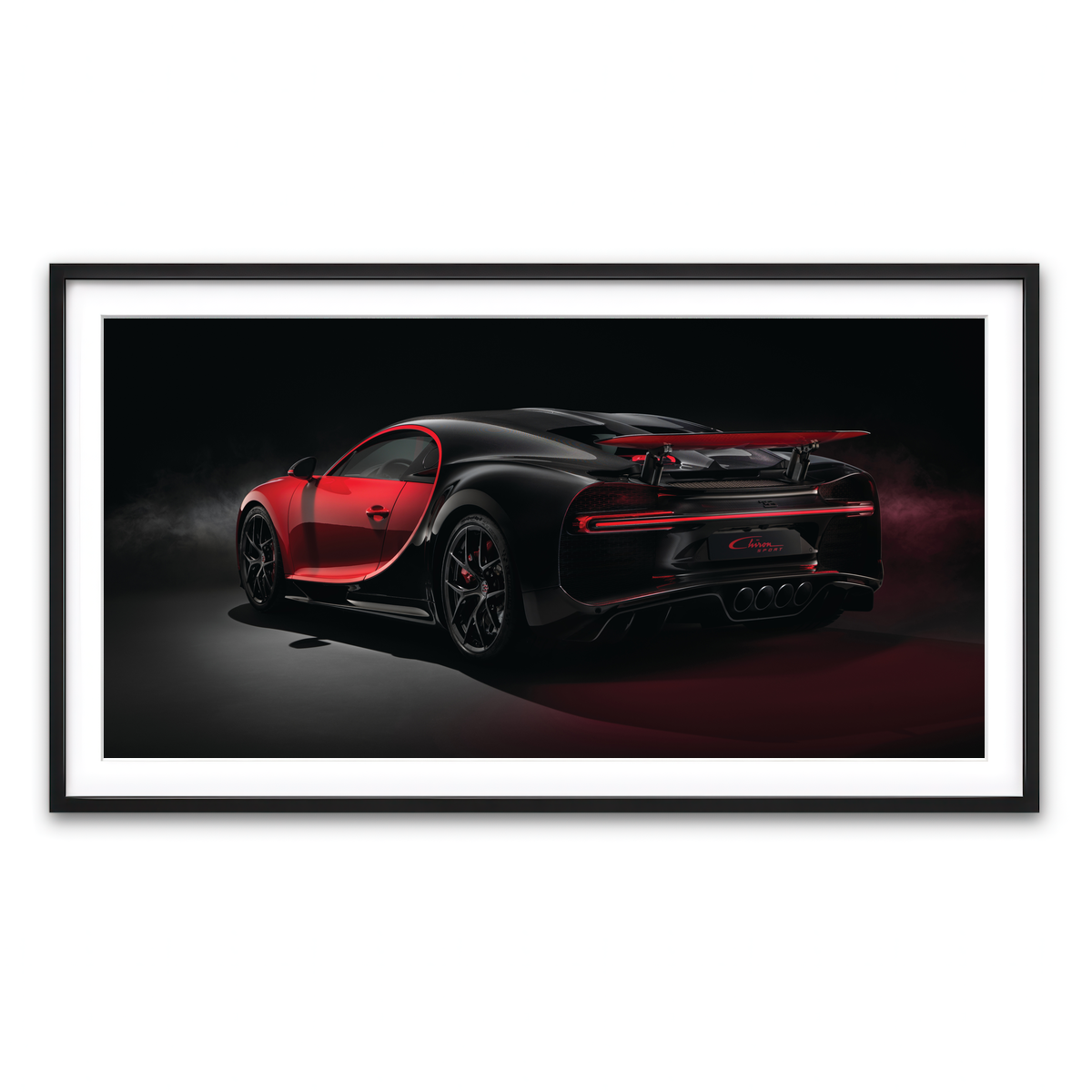 Framed Print 2x1 Black