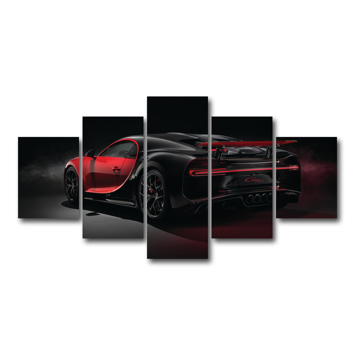 AUTO-MOCKUP WHITE | Bugatti V2 | 5 Piece | Gallery Wrap Canvas | group=5_short