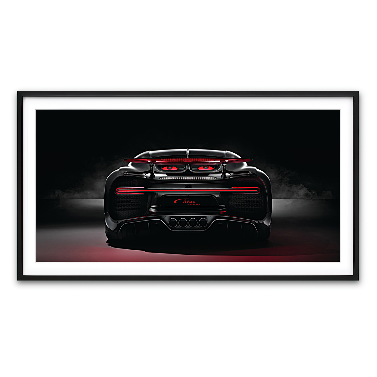 Framed Print 2x1 Black