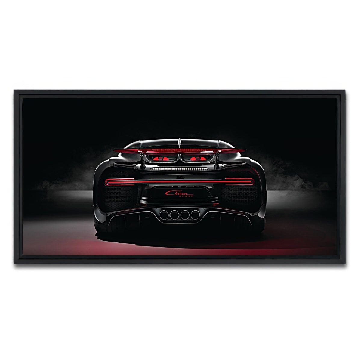 AUTO-MOCKUP WHITE | Bugatti V3 | 1 Piece | Black Framed Canvas | group=2x1