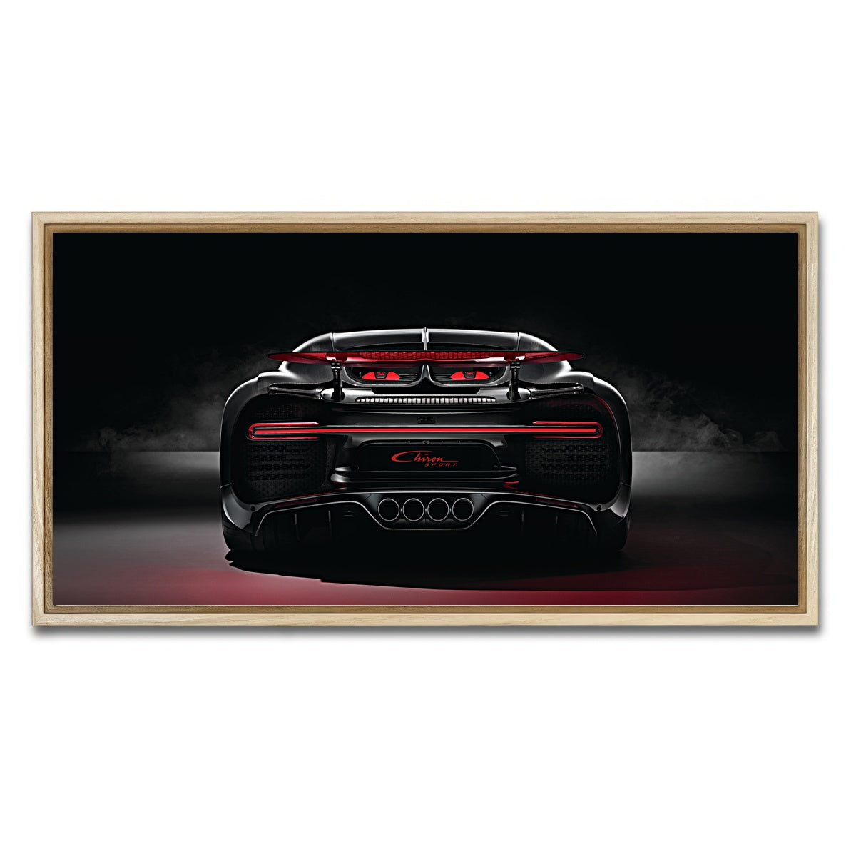 AUTO-MOCKUP WHITE | Bugatti V3 | 1 Piece | Natural Framed Canvas | group=2x1