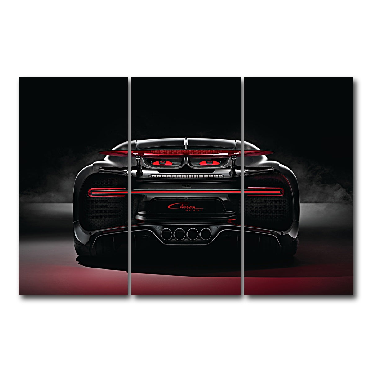 AUTO-MOCKUP WHITE | Bugatti V3 | 3 Piece | Gallery Wrap Canvas | group=12x24