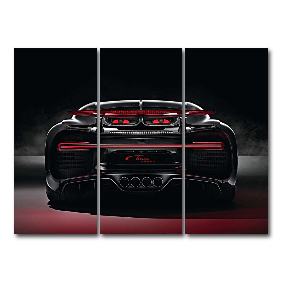 AUTO-MOCKUP WHITE | Bugatti V3 | 3 Piece | Gallery Wrap Canvas | group=8x18