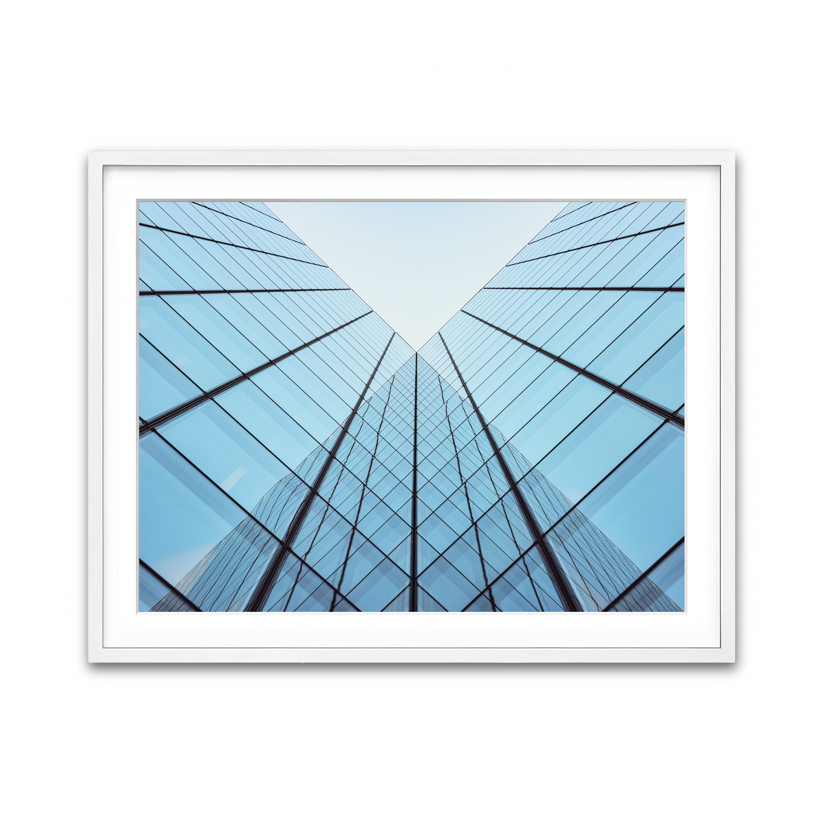 Framed Print 4x3 White