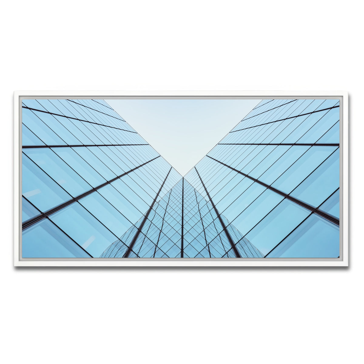 AUTO-MOCKUP WHITE | Building Corner | 1 Piece | White Framed Canvas | group=2x1