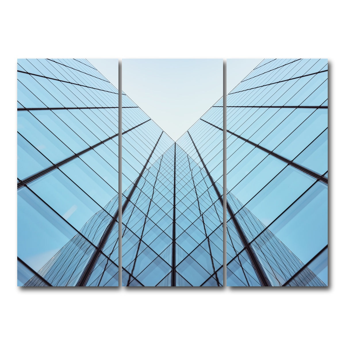 AUTO-MOCKUP WHITE | Building Corner | 3 Piece | Gallery Wrap Canvas | group=8x18