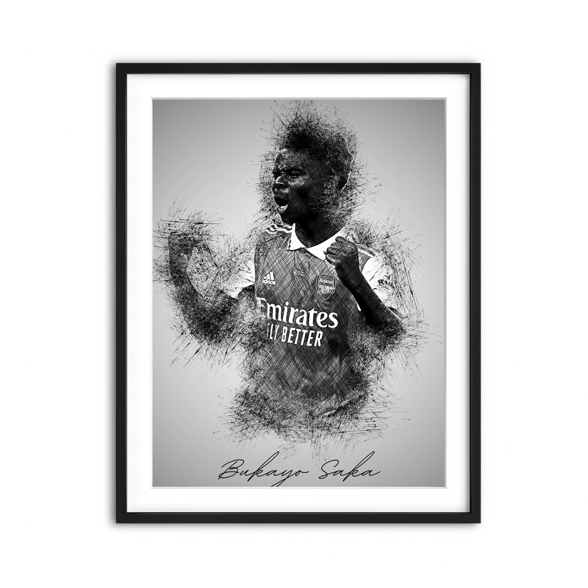 Framed Print 3x4 Black