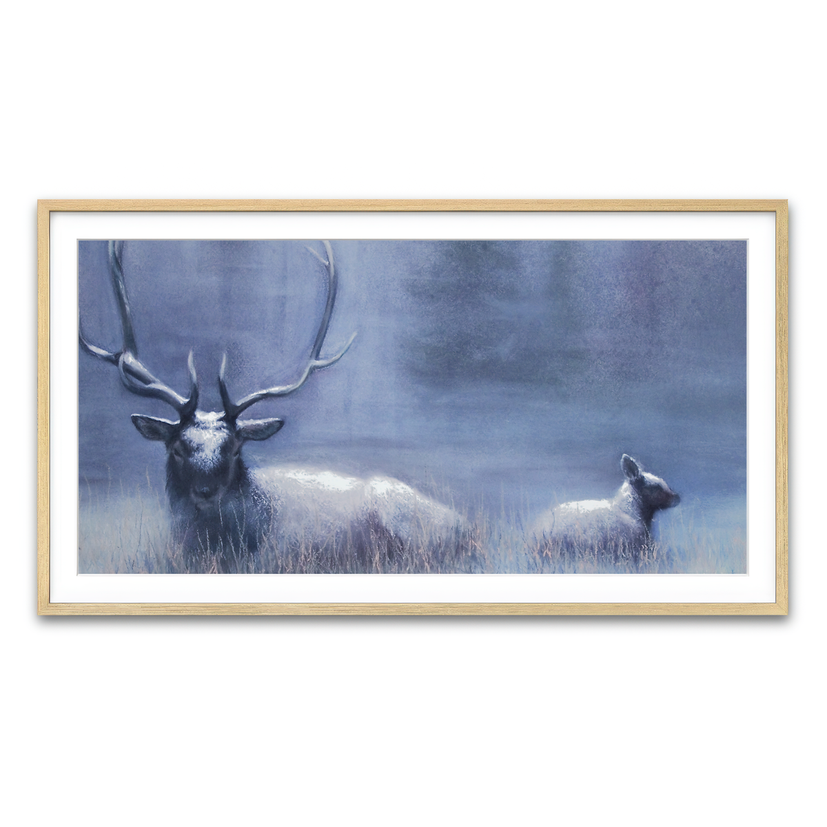 Framed Print 2x1 Natural