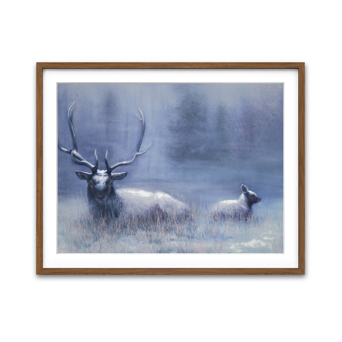 Framed Print 4x3 Walnut