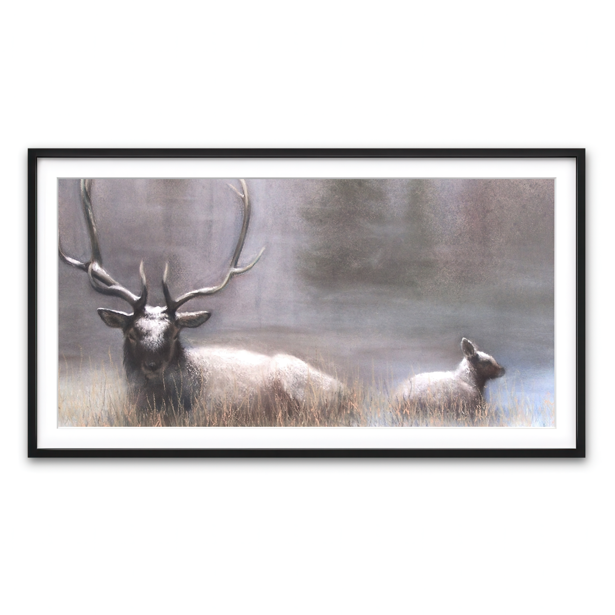 Framed Print 2x1 Black