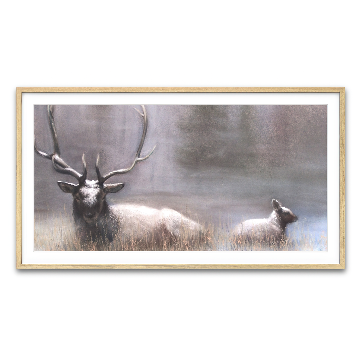 Framed Print 2x1 Natural