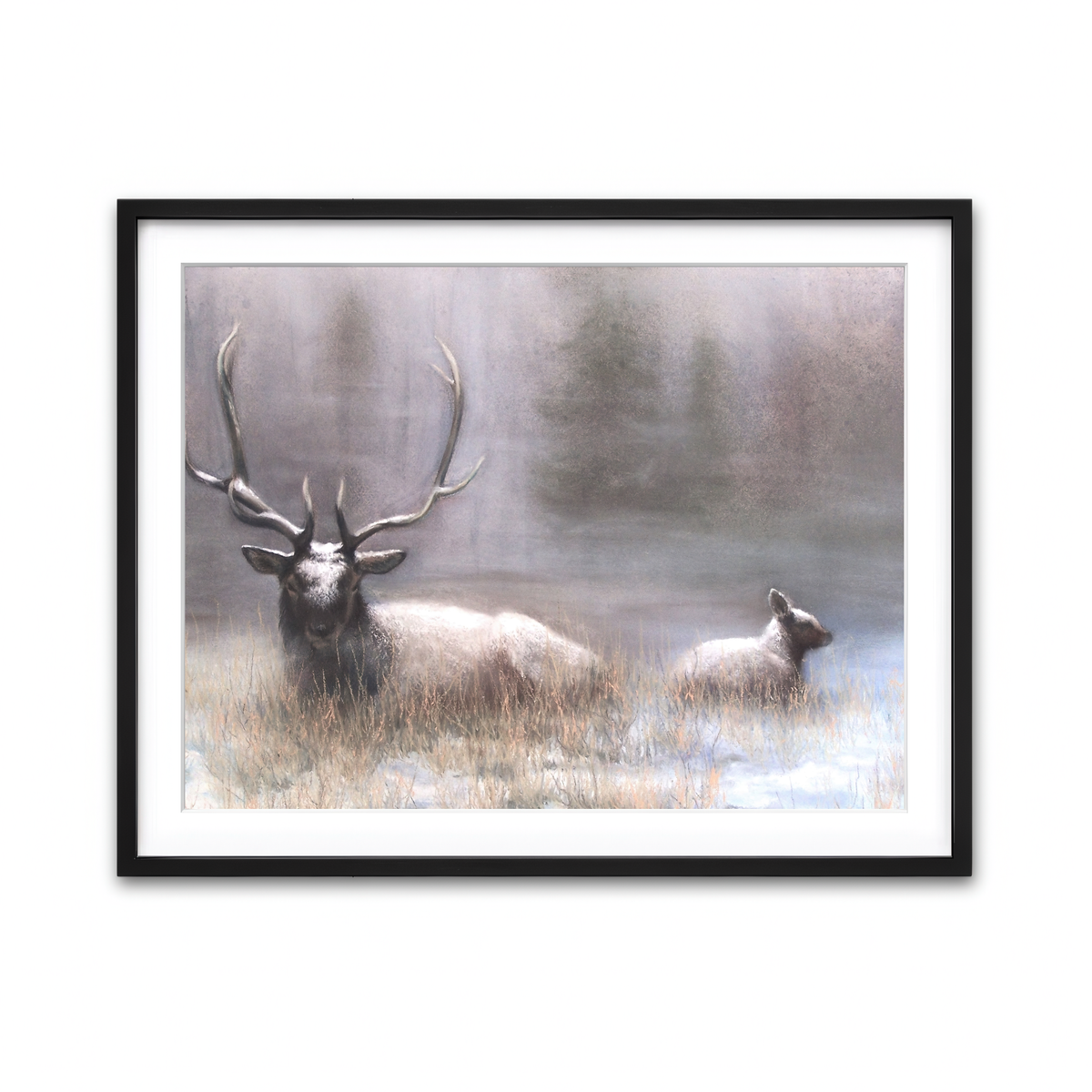 Framed Print 4x3 Black