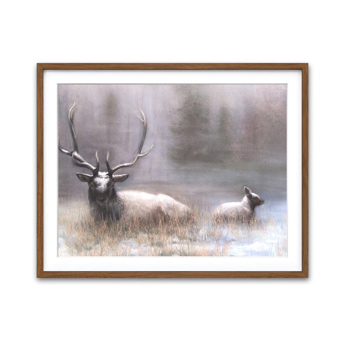 Framed Print 4x3 Walnut