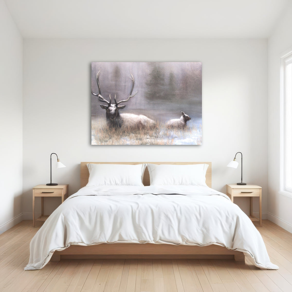 AUTO-MOCKUP ROOM | Bull Elk & Calf
