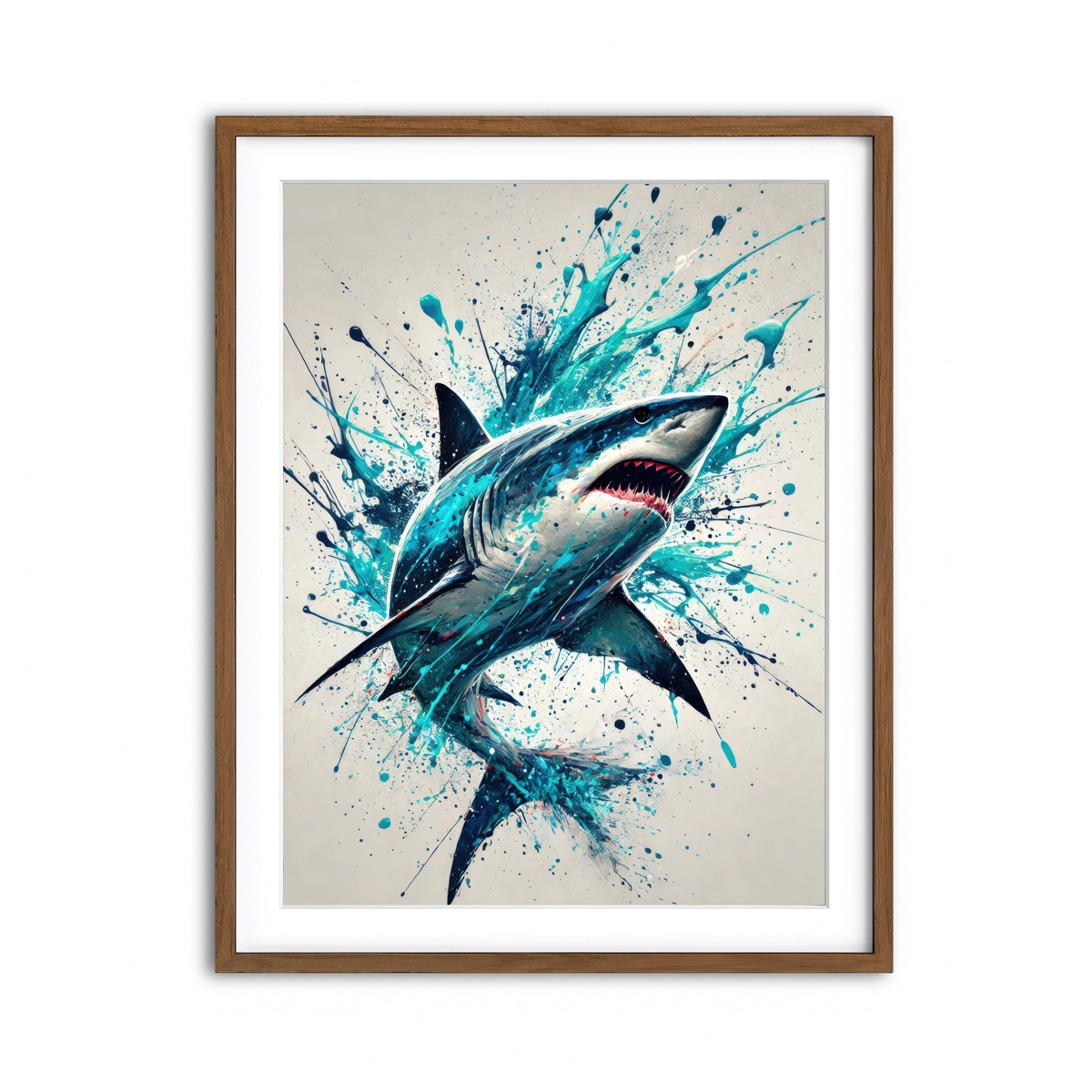 Framed Print 3x4 Walnut