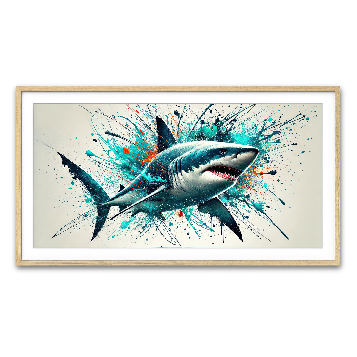 Framed Print 2x1 Natural