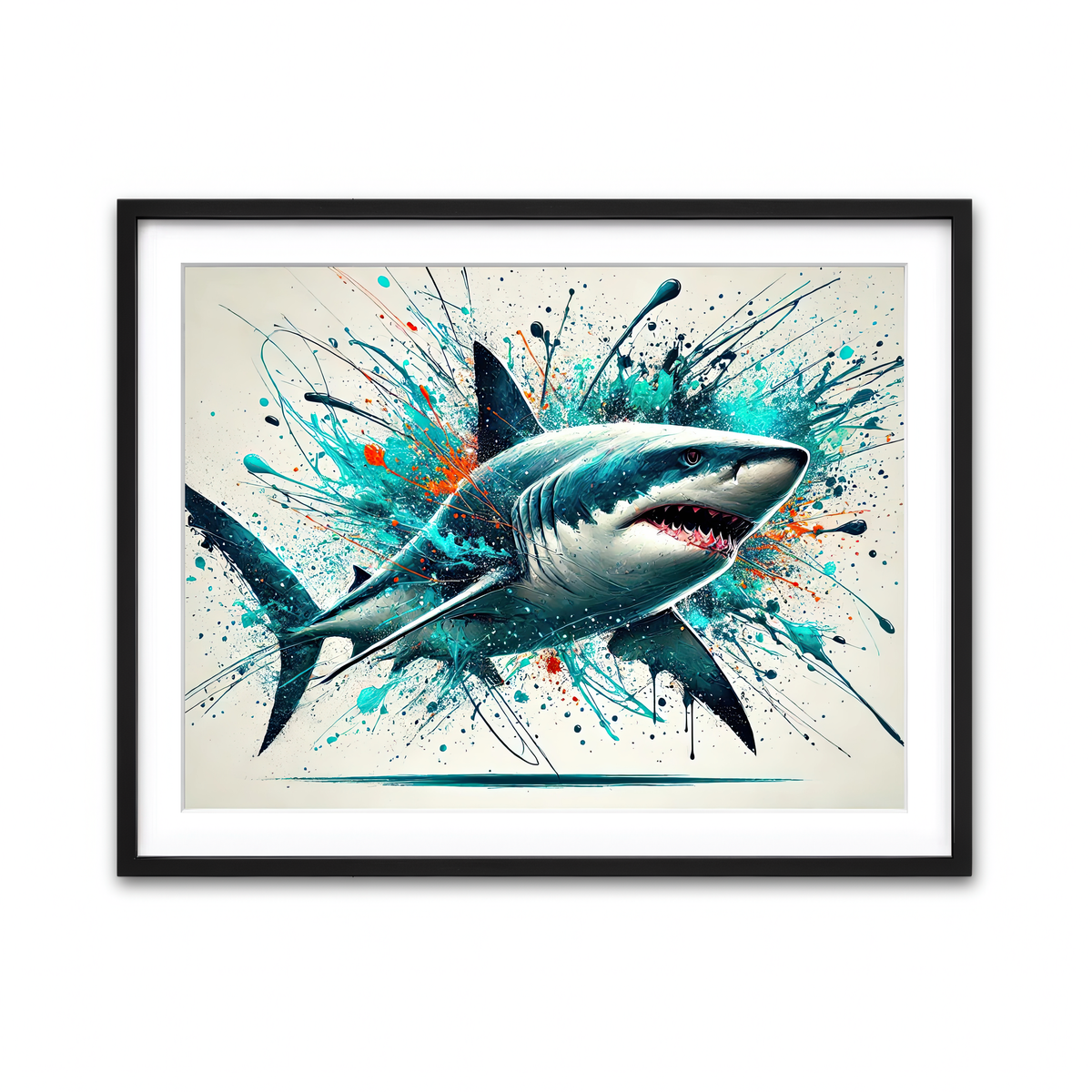 Framed Print 4x3 Black