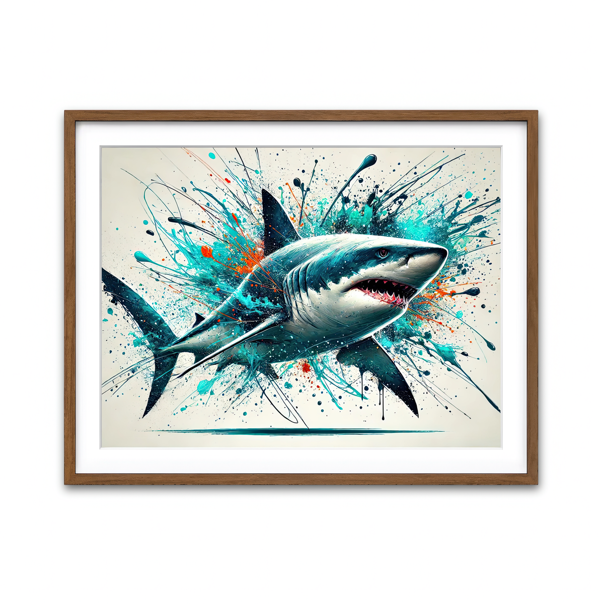 Framed Print 4x3 Walnut