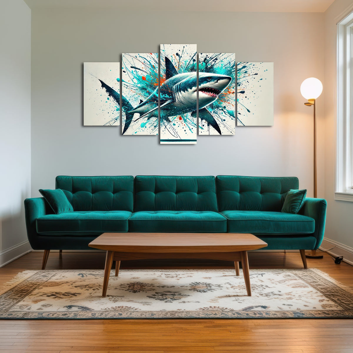 AUTO-MOCKUP ROOM | Bull Shark Color Spatter