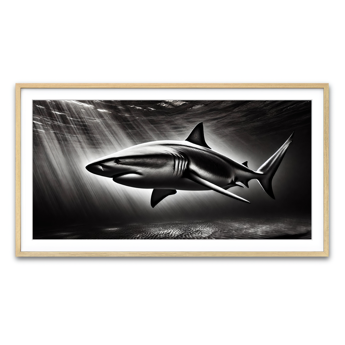 Framed Print 2x1 Natural