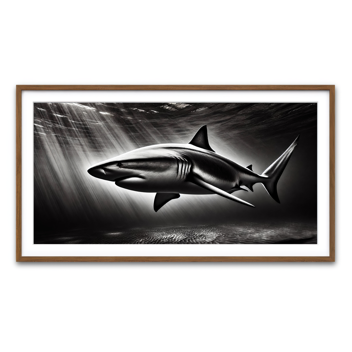 Framed Print 2x1 Walnut