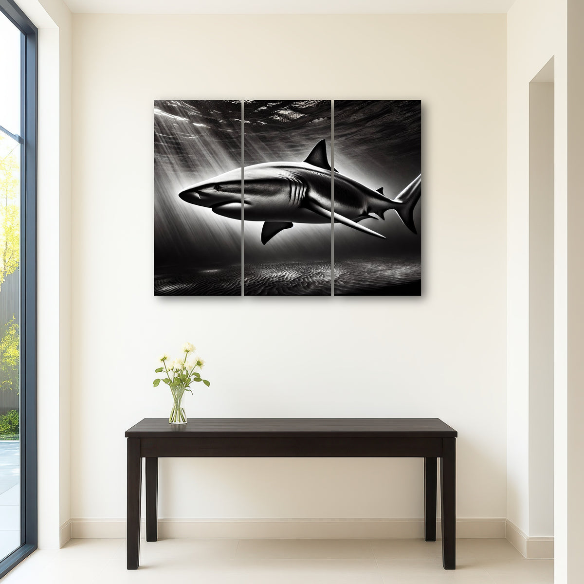 AUTO-MOCKUP ROOM | Bull Shark Grayscale